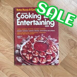Vintage 1971 Better Homes & Gardens Holiday Cooking Entertaining Ideas Cookbook